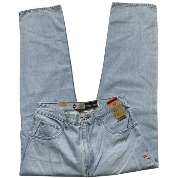 Levis Silver Tab 1994 Baggy Jeans Mens 31x31 Straight Mid Rise Distressed NWT - Picture 5 of 13